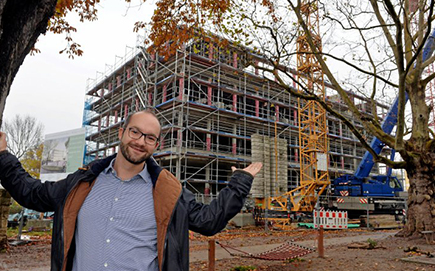 Der Rohbau wächst.